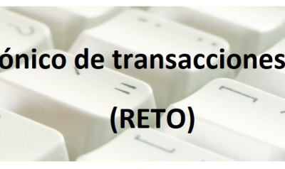 Registro electrónico de transacciones y operaciones (RETO)