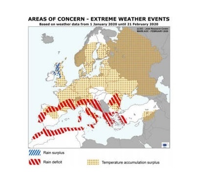 temperaturas y falta agua afectan cultivos UE pequeña